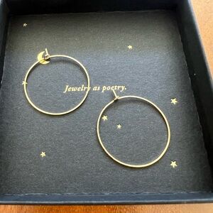 Catbird Big Hoops Dream Earrings, Yellow Gold